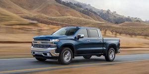 2021 Chevy Silverado 1500 Driving on Open Road