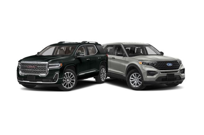 2022 GMC Acadia vs Ford Explorer Jacksonville, TX
